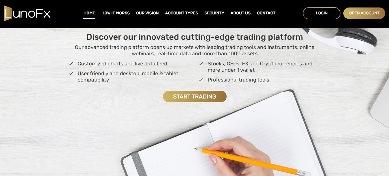 LunoFX Trading Platform