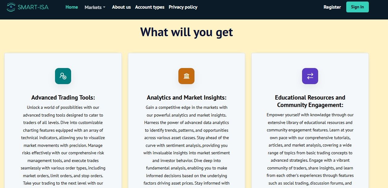 Smart-ISA Key Features Smart-ISA Key Features